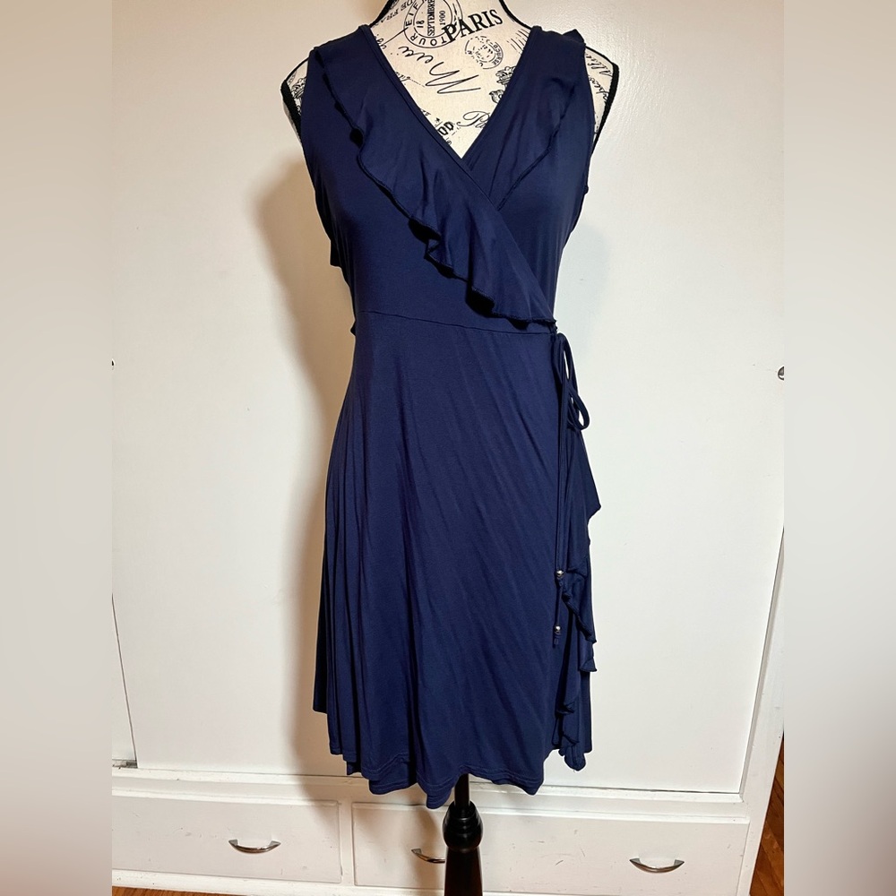 Blue Wrap around dress